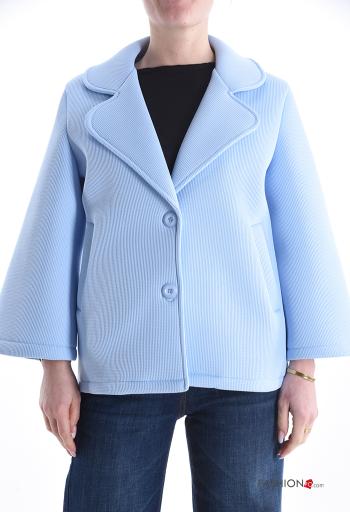 Giacca maniche lunghe senza fodera con bottoni con tasche - ph 1