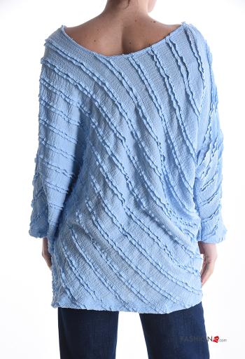 Maglietta a manica lunga con scollo a barca - ph 2