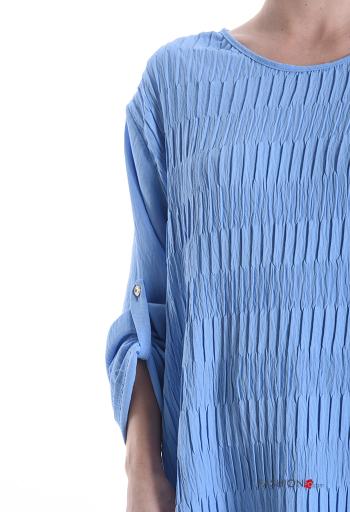 crew neck Wool Mix Blouse 3/4 sleeve - ph 4