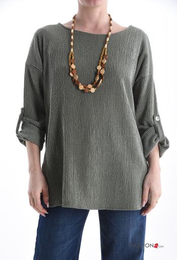 Tunica girocollo con collana - ph 1