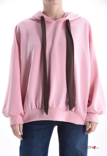 Felpa maniche lunghe con cappuccio