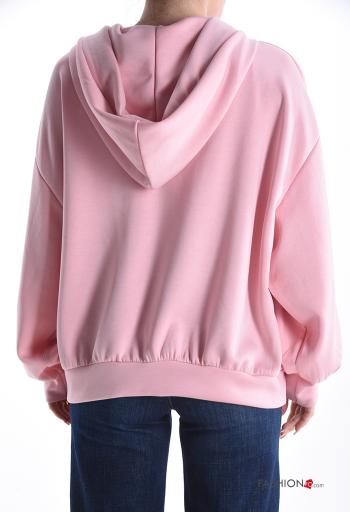 Felpa maniche lunghe con cappuccio - ph 2