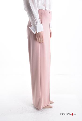 Pantalone wide leg con tasche con elastico - ph 3