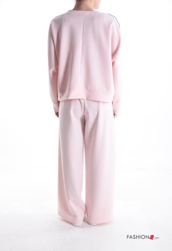 Tuta sportiva maniche lunghe girocollo con tasche con elastico - ph 2