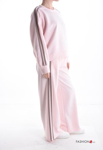 Tuta sportiva maniche lunghe girocollo con tasche con elastico - ph 3