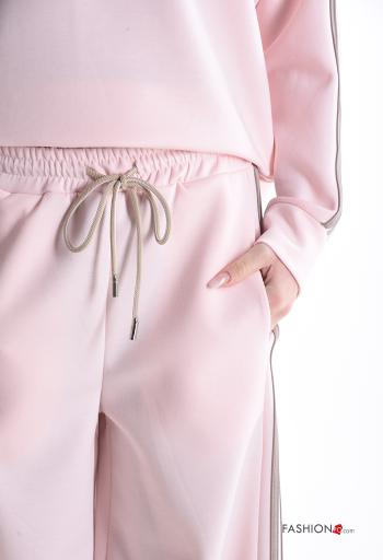 Tuta sportiva maniche lunghe girocollo con tasche con elastico - ph 4