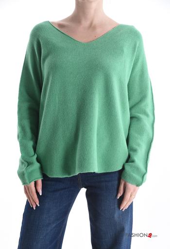 long sleeve Sweater with v-neck