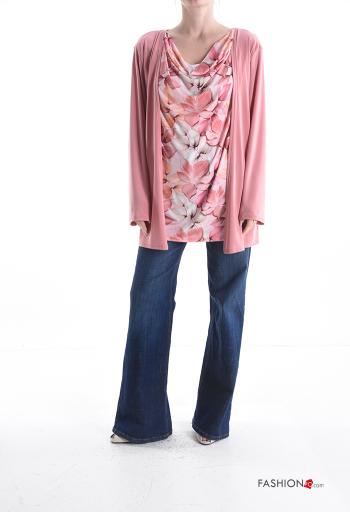 Blusa manga comprida Floral - ph 5