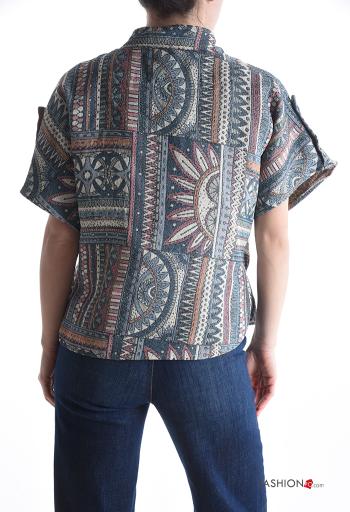 Jacke aus Baumwolle mit Knöpfen - ph 2