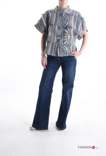 Jacke aus Baumwolle mit Knöpfen - ph 5