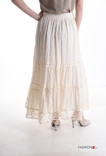 Cotton Skirt broderie anglaise - ph 2