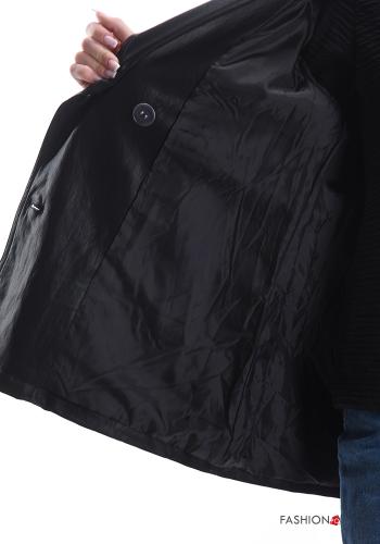 Giacca con fodera con tasche con cintura con bottoni - ph 6