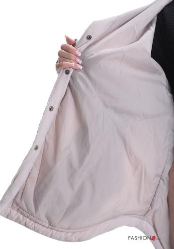 Giacca con tasche con bottoni con cappuccio - ph 6
