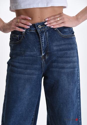 Jeans in Cotone con tasche con bottoni con zip - ph 4