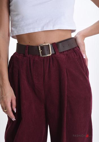 Pantalone in Cotone con cintura con tasche - ph 4