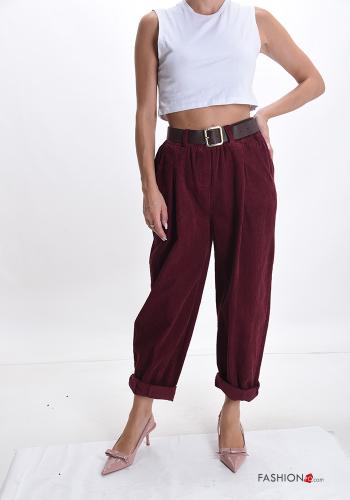 Pantalone in Cotone con cintura con tasche - ph 5