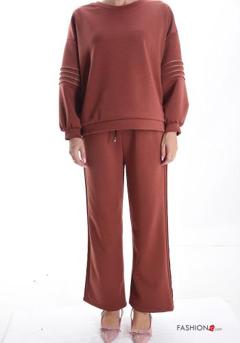 Coordinato lurex con tasche