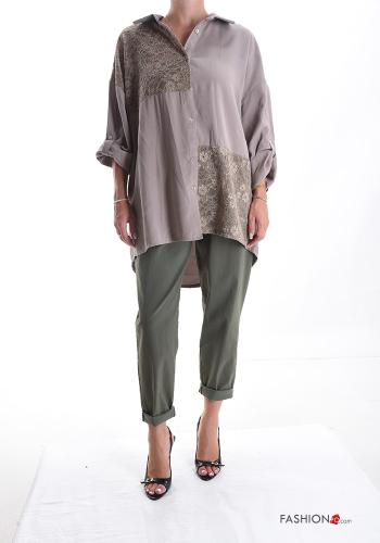 Camicia pizzo con bottoni - ph 5