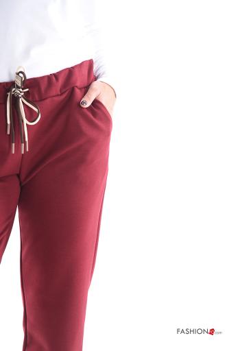 Pantalones con cinturón con bolsillos - ph 4