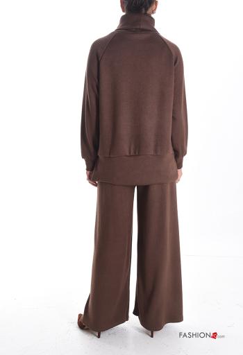 long sleeve wide leg Co-ord Rollneck with elastic - ph 2