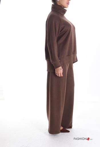 long sleeve wide leg Co-ord Rollneck with elastic - ph 3