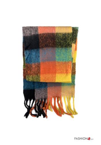 Écharpe Imprimé vichy à franges