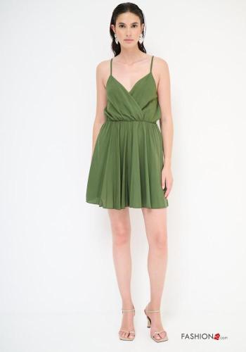 Jumpsuit senza maniche scollato sulla schiena scollo a V con elastico - ph 1