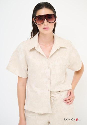 Floral Linen Shirt