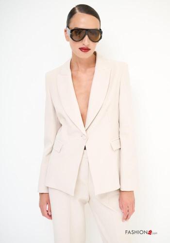 lange ärmel Blazer mit Knöpfen