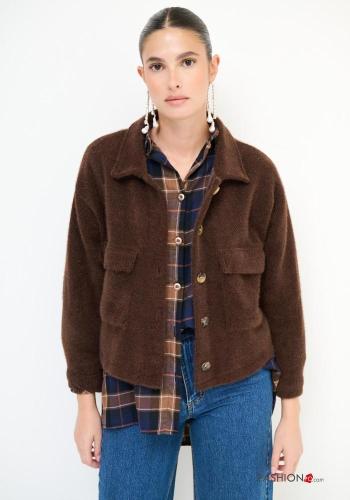 with collar Jacket with pockets