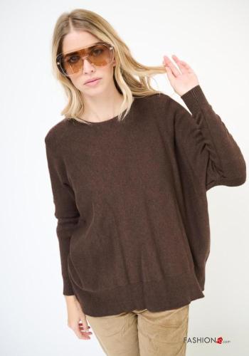 long sleeve crew neck oversized Sweater