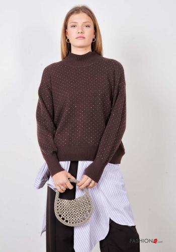 Sweater with rhinestones - ph 1