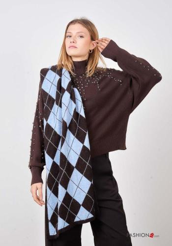 Geometric pattern Cashmere Blend Scarf - ph 1