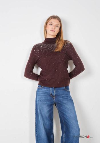 Rollneck with rhinestones - ph 1