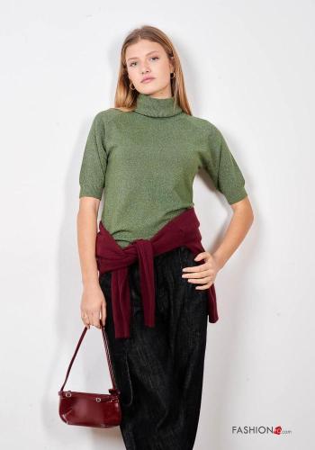 short sleeve Sweater Rollneck