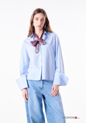 Cotton Shirt with scarf - ph 1