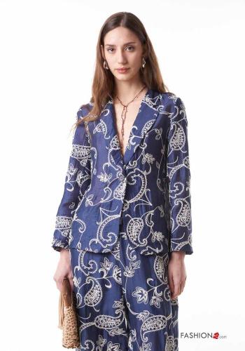 Blazer em Algodão Padrão bordado - ph 1