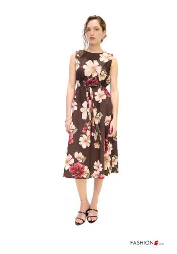 Abito in Cotone Fantasia floreale - ph 1