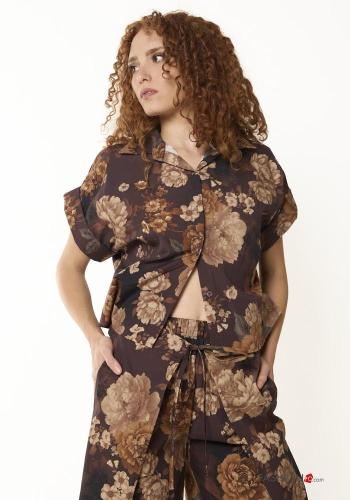 Camisa em Algodão Floral