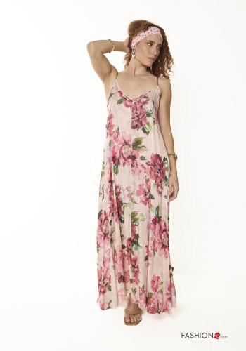 Vestido costas abertas gola V