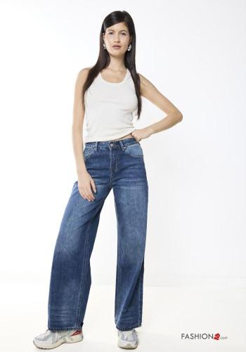Jeans in Cotone denim