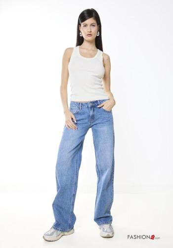 Jeans in Cotone denim