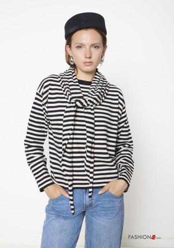 Maglione in Misto Lana Fantasia righe