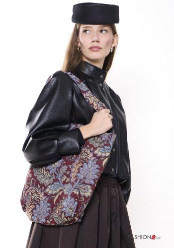 Borsa a mano in Cotone Fantasia floreale