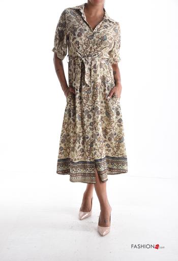 Bedrucktes Kleid