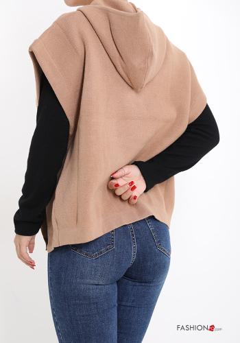 short sleeve Sweatshirt with hood with drawstring - ph 2