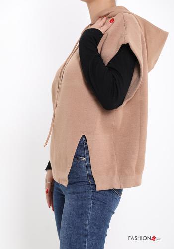 short sleeve Sweatshirt with hood with drawstring - ph 3