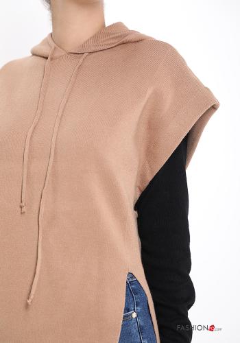 short sleeve Sweatshirt with hood with drawstring - ph 4