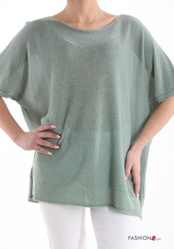 Lurex Strickpullover