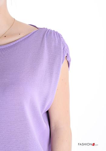 short sleeve Sweater boat neckline - ph 4